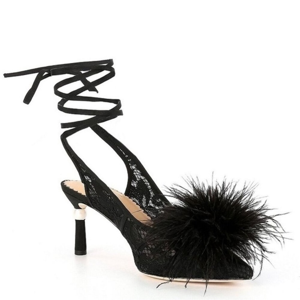 NWT Antonio Melani  & Nicola Bathie Black Slingbacks